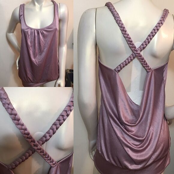 Gorgeous Silky braided straps drop back top - Picture 1 of 7